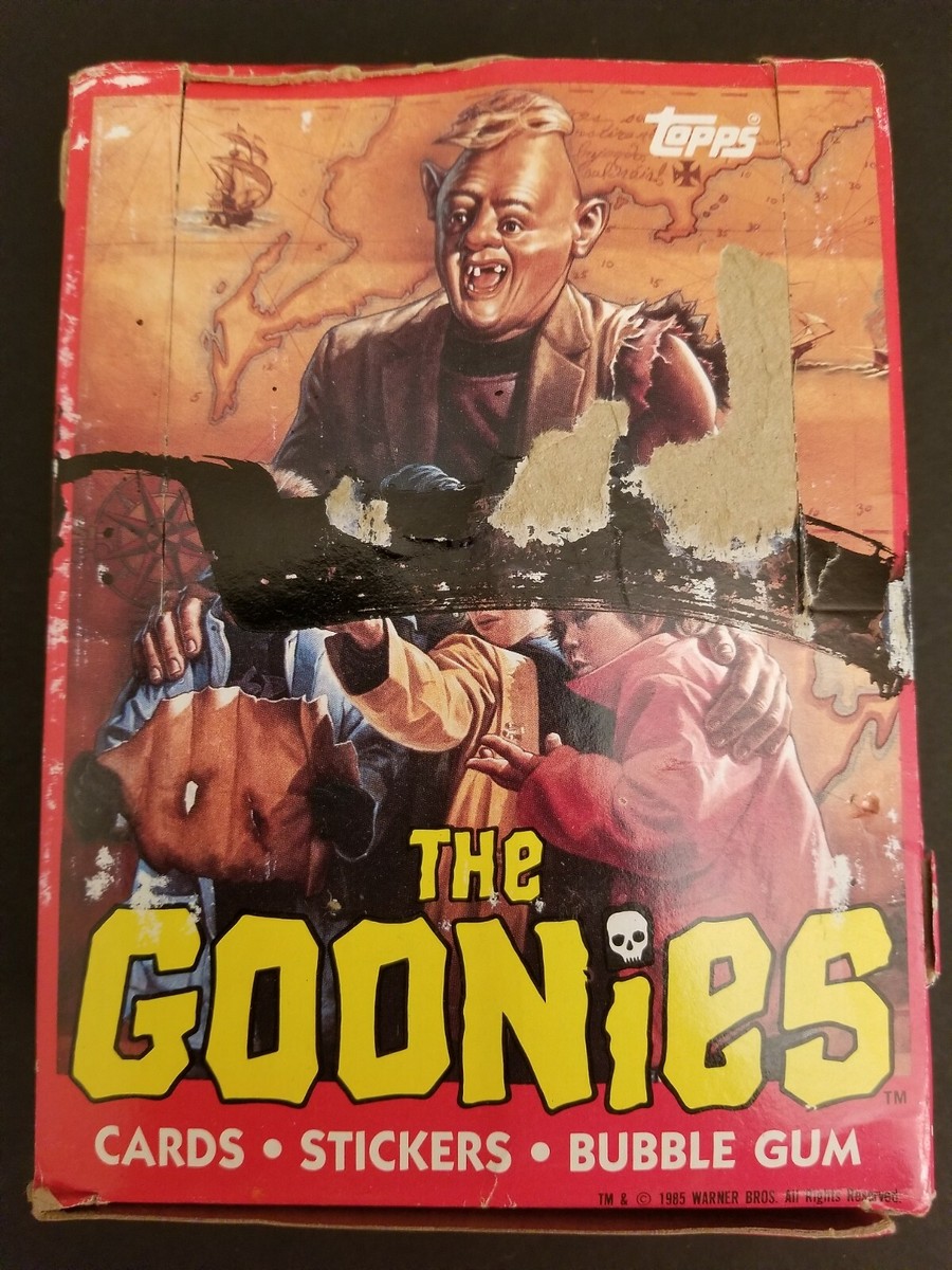 Topps 1985 The Goonies Trading Cards Wax Full Box Unopened 36 Wax