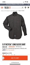 5.11 tactical shirt 2xl mens