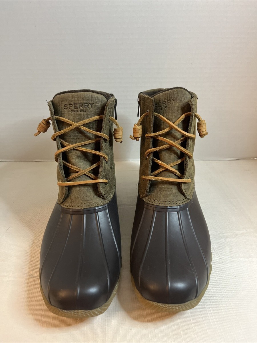Sperry Boots Grey Quilted Duck Boots Sperry Top Sider Women's