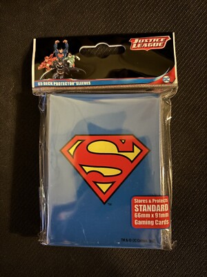 superman card sleeves Elemental HERO Neos Superman Card Sleeves Japanese Size (Holographic) / Black / 50 Sleeves