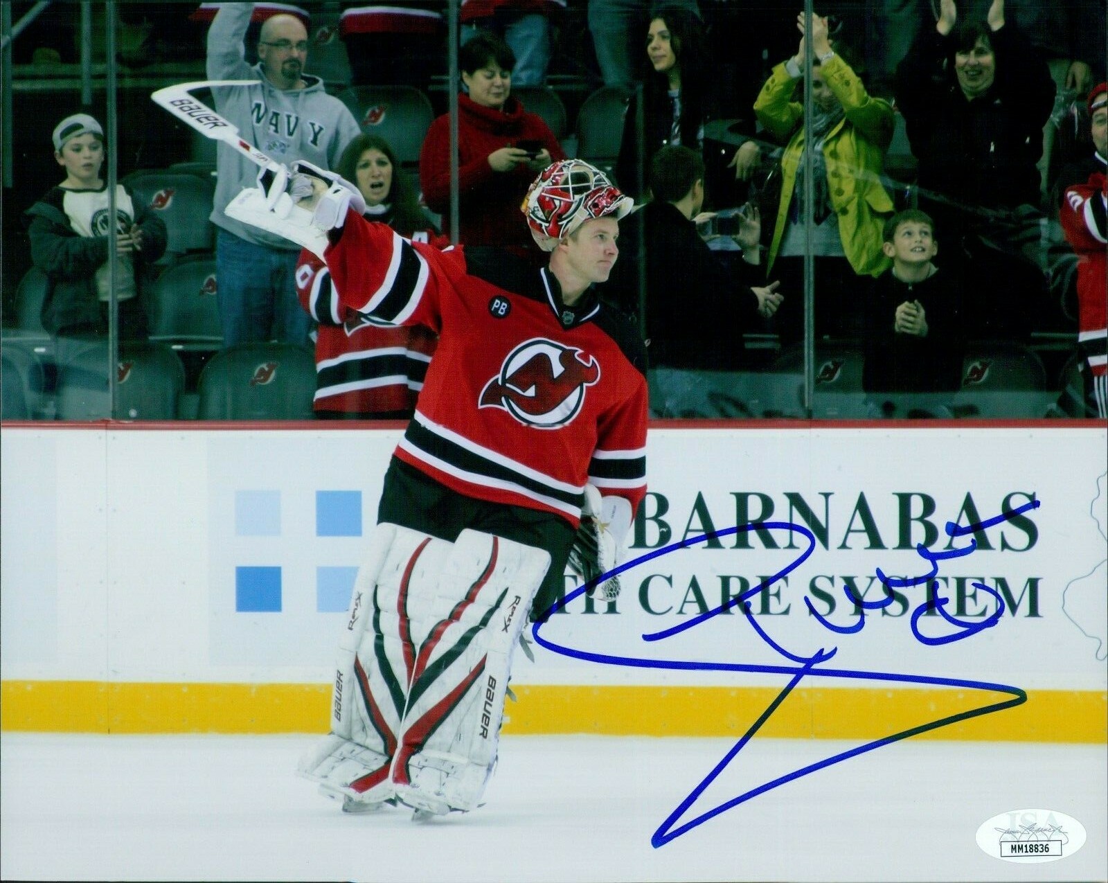 Johan Hedberg New Jersey Devils Signed 8x10 Matte Photo JSA Authenticated