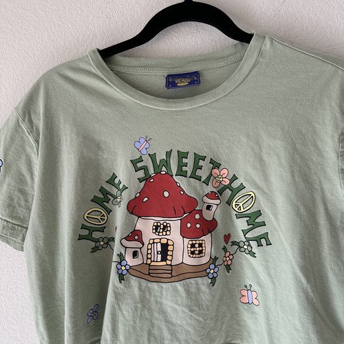 Coney Island Picnic “Home Sweet Home” Cropped tee
