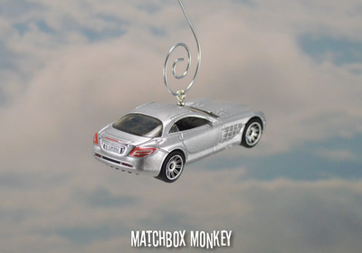 Adorno Natalizio Mercedes-Benz SLR McLaren &ndash; Diecast 1:64 &ndash; Matchbox &ndash; Nero
