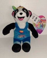 Vintage LIsa Frank Fantastic Beans Beanie Plush Panda Painter 1998 tags