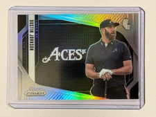 Dustin Johnson 2025 Prizm LIV Golf Prizm LIV Logos Silver 4Aces GC #10