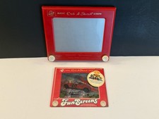Vtg MAGIC ETCH A SKETCH FUN SCREENS NO.515-1 DUKES OF HAZZARD 1983 And screen