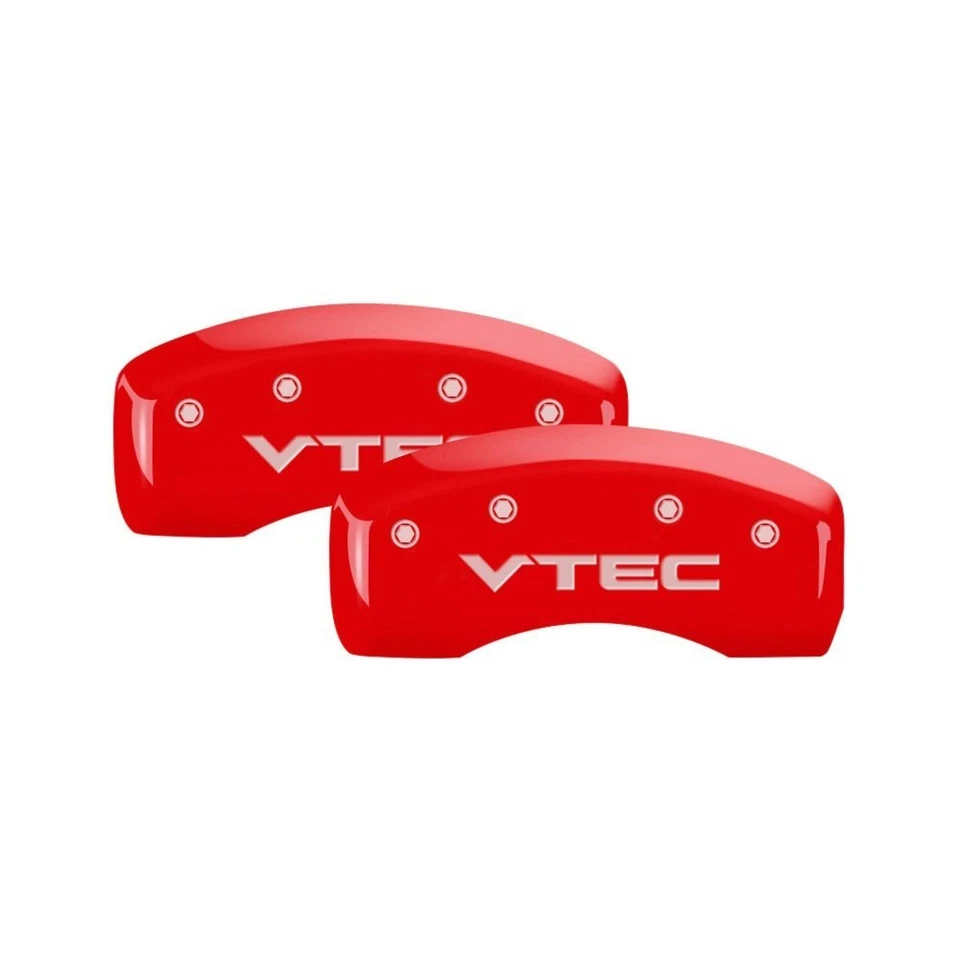 For Honda Civic 22-24 Gloss Red Caliper Covers w Vtec Engraving Full Kit, 4 pcs Foto 2 de 2