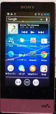 SONY Walkman NW-F805 16GB Android 4.0.6 Pink Tested Working Used