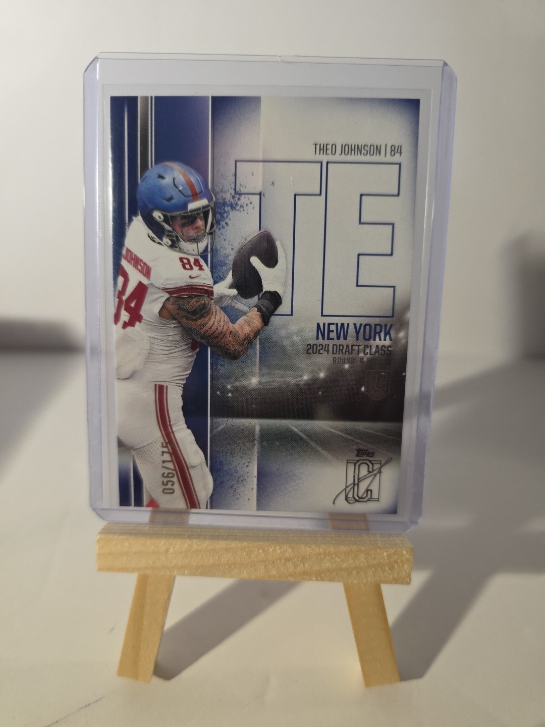 Theo Johnson Topps Signature Class #158 Indigo