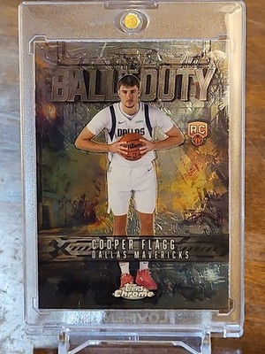 Cooper Flagg 2025-26 Topps Chrome Basketball Ball Of Duty RC #BD