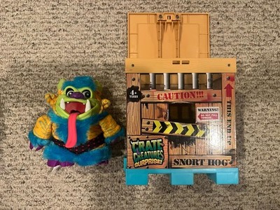 Crate Creatures Surprise- Pudge, Tested, Working, With Empty Snort Hog Box