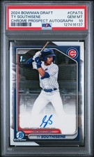 2024 BOWMAN DRAFT CHROME PRSPCT AUTOS #CPATS TY SOUTHISENE PSA 10