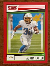 2022 Score Red Austin Ekeler #137
