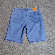 Levis 469 Loose Fit Denim Shorts Mens 34 Medium Wash Blue Jean Shorts
