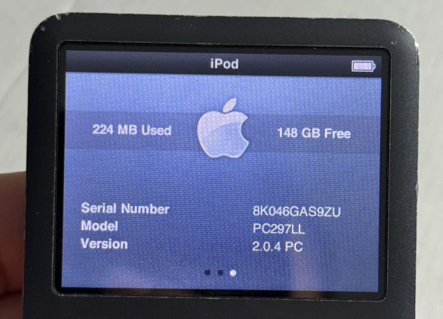 Apple iPod classic 6th Generation Gray (160 GB) PC297LL A1238 | eBay