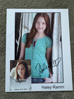 Marvel X-MEN Jean Grey HALEY RAMM Movie AUTO Autograph SIGNED Autographed PHOTO