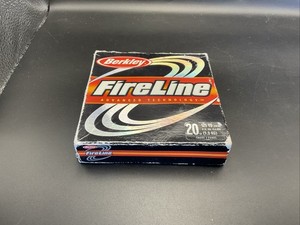 BERKLEY FireLine Braided Fishing Line Smoke Color 20LB 125 Yard/Used