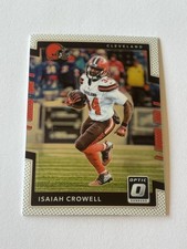 Isaiah Crowell 2017 Donruss Optic Browns Card #12