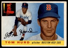 1955 Topps #116 Tom Hurd Very Good RC Rookie Red Sox            ID:220102