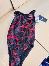 TYR Women's Red diamondfit Synapse Racing Swimsuit Size 26 XS