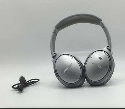 BOSE QuietComfort 35 (QC35) シルバー 完動品 Bose QuietComfort 35 QC35 Series I Wireless Headphones Silver