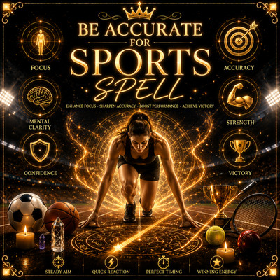 Be Accurate for Sports Spell - Enhance Precision, Focus & Athletic Performance