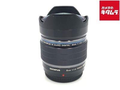 OLYMPUS M.ZUIKO DIGITAL ED 8mm F1.8 Fisheye PRO BLACK for M4/3 -EXC- 1972