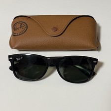 Ray-Ban RB2132 New Wayfarer Polarized Sunglasses Black 55mm 901/58