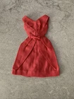 Vintage 1960s Barbie Fashion Outfit Campus Belle PAK Coral Dress Cotton EUC
