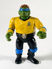 1994 Playmates TMNT Star Trek Leonardo as Captain Kirk Action Figure Mint Paint