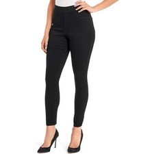Nine West Heidi Pull-On Skinny Jeans Womens 8 Black Yoga Stretch NEW