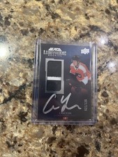 2021/22 UD Black Lustrous Cam York RPA RC  Patch /125 Auto Autograph Flyers