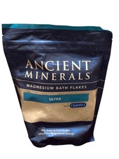 Ancient Minerals Magnesium Bath Flakes Ultra Genuine Zechstein Body  Foot Soak