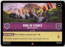 Ring of Stones Taken by the Vine 73/204 Attack of the Vine Disney Lorcana