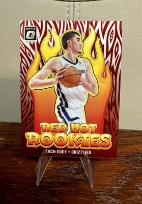 Donruss Optic 24-25 Zach Edey Grizzlies Red Hot Rookies #4 - NEW