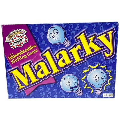 Malarky Imponderables Bluffing Game Patch Products - Full Set