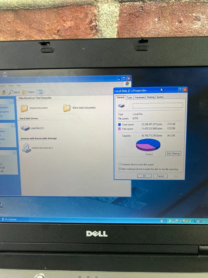 Dell Inspiron B120 Retro Gaming Laptop Celeron 1.40GHz 2GB RAM (Windows XP) - Image 2 of 4
