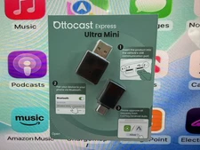 Carlinkit Ottocast Mini Ultra Wireless Apple CarPlay Android Auto Adapter NEW
