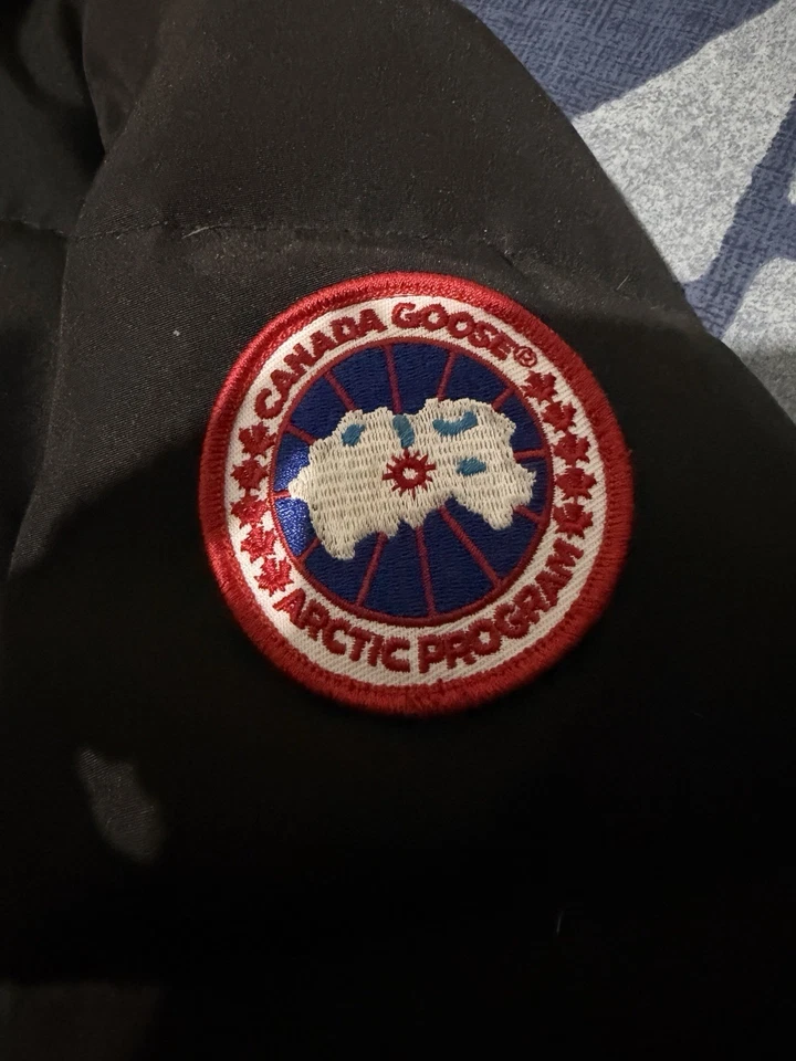 Canada Goose Langford Arctic Program Black Hooded Down Parka Coat Men’s M, photo 3 of 5