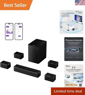 Exclusive Dolby Atmos Soundbar with Smart Control & High-Performance Drivers