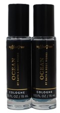 x2 Ocean Bath Body Works Cologne Men's Travel Mini .5 oz Travel Size Brand New