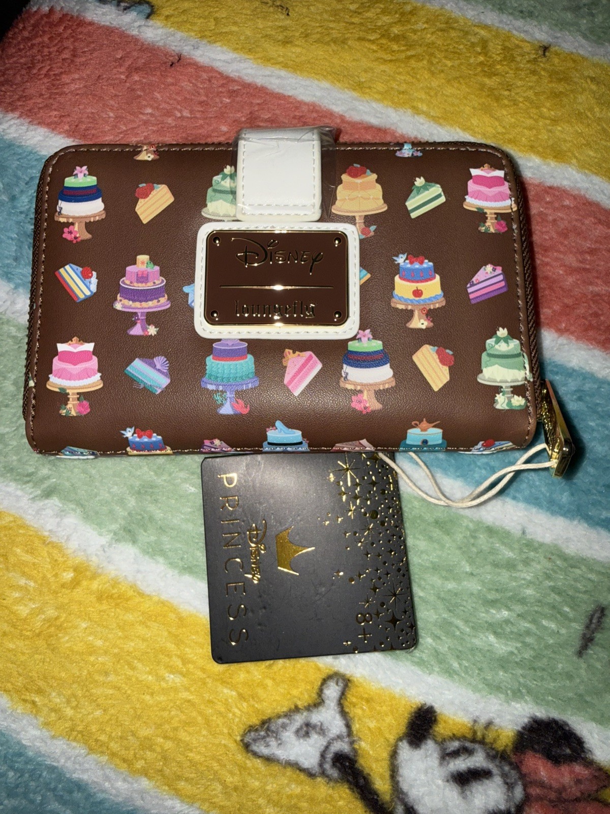 Disney LOUNGEFLY Princess Cakes Zip Around Wallet