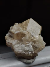 Rare Leuco Garnet Aka (color change) White Grossular Garnet, Crystal-Zagi,Mount.