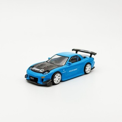 Pop Race 1:64 Mazda Rx7 FD3S RE-AMEMIYA Blue Tokyo Auto Salon 2026