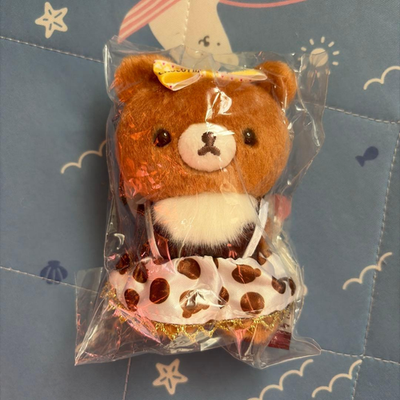Rilakkuma Lotte Choco Pie Chairoikoguma Plush Keychain Loft Store