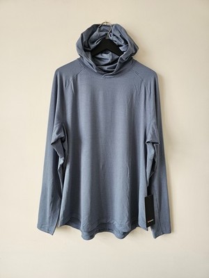 Mitsubishi Heavy Industries ラグビーウェア Lサイズ NWT LULULEMON STLB Steel Blue License To Train LS Pullover Hoodie