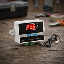 Intelligent Digital Temperature Controller with Waterproof Probe for Aquariums
