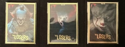 OFFIZIELLE IT WB Sammelkarten Pennywise Gold Karten Konvolut 3 Stück