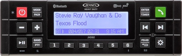 Jensen JHD62B Heavy Duty Bluetooth Stereo 180W Black | eBay