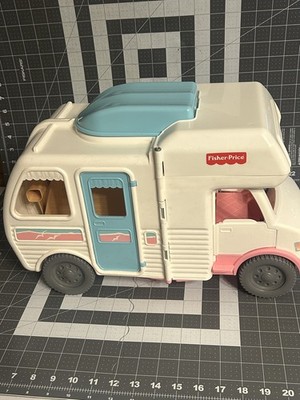 1998 Fisher Price Loving Family RV Camper Motorhome Fold Out Playset Vintage